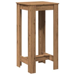 vidaXL Barov&yacute; st&ocirc;l dub artisian 51x50x103,5 cm kompozitn&eacute; drevo