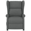 vidaXL Elektrick&eacute; skl&aacute;pacie kreslo u&scaron;iak, tmavosiv&eacute;, l&aacute;tka