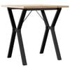 vidaXL Jed&aacute;lensk&yacute; stol&iacute;k v tvare Y 70x70x75,5 cm borovica a oceľ