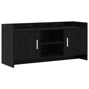 vidaXL TV skrinka 102 x 33 x 47 cm Čierny dub Kompozitn&eacute; drevo