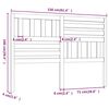 vidaXL Čelo postele medovo-hned&eacute; 156x4x100 cm mas&iacute;vna borovica