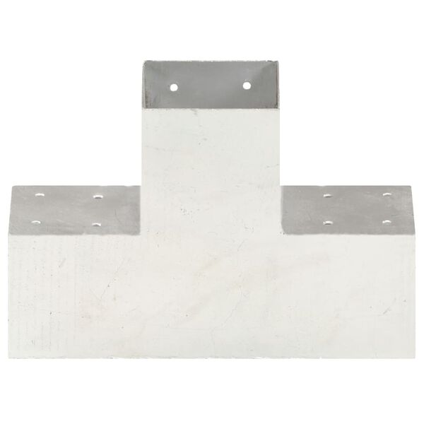 vidaXL Tr&aacute;mov&aacute; spojka v tvare X 101x101 mm pozinkovan&yacute; kov