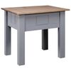 vidaXL Nočn&yacute; stol&iacute;k, siv&yacute; 50,5x50,5x52,5 cm, borovica Panama Range