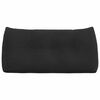 vidaXL Podu&scaron;ka na chrb&aacute;t Čierna 100 x 24 x 50 cm Zamat