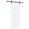 vidaXL Posuvn&eacute; dvere ORKDAL Biela 83 x 202 cm Borovicov&yacute; mas&iacute;v