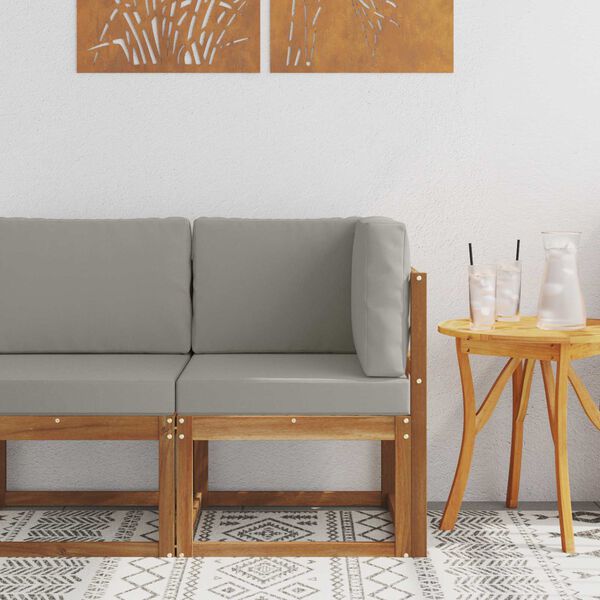 vidaXL Z&aacute;hradn&aacute; rohov&aacute; sedacia s&uacute;prava Pevn&eacute; ak&aacute;ciov&eacute; drevo