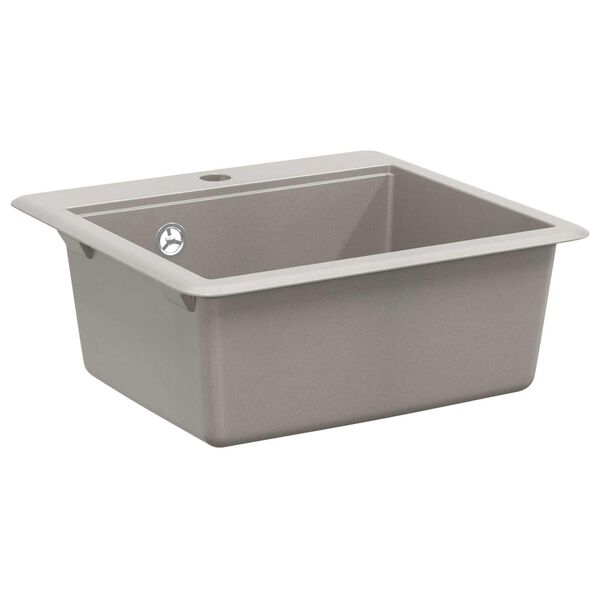 vidaXL Drez Siv&aacute; 470 x 440 mm Granite