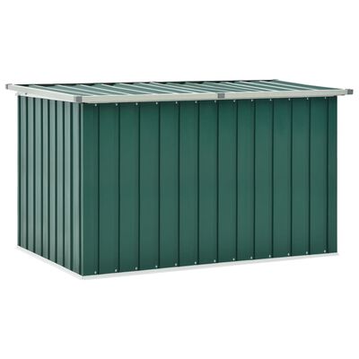 vidaXL Záhradný úložný box zelený 149x99x93 cm