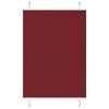 vidaXL Plisovan&aacute; roleta bordov&aacute; červen&aacute; 100x100 cm &scaron;&iacute;rka l&aacute;tky 99,4 cm polyester