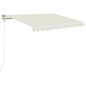 vidaXL Automatick&aacute; zaťahovacia mark&iacute;za 350x250 cm kr&eacute;mov&aacute;