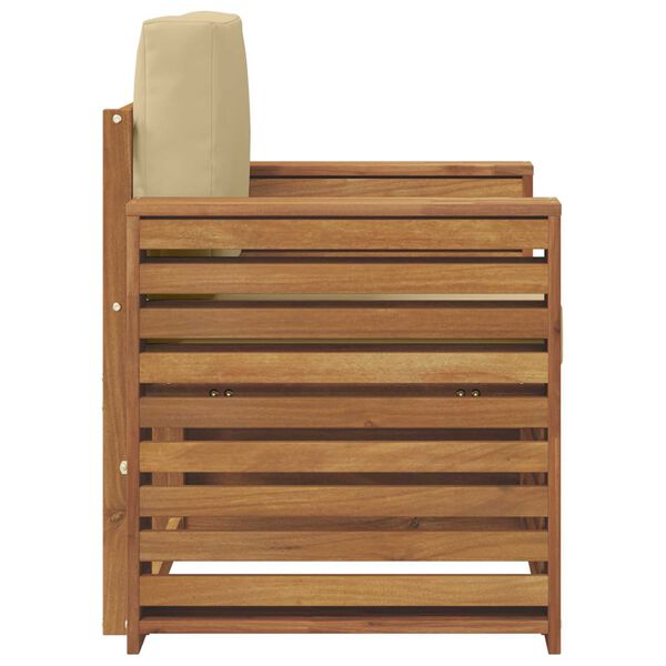 vidaXL Z&aacute;hradn&aacute; s&uacute;prava gaučov Mas&iacute;vne ak&aacute;ciov&eacute; drevo a polyester