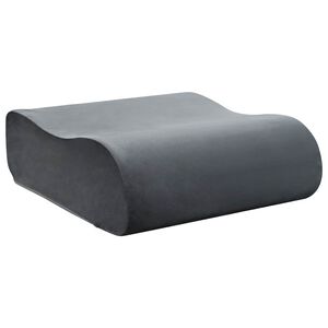 vidaXL Podložka na sedadlo Jednofarebn&yacute; Siv&aacute; 40 x 40 x 13 cm PU pena