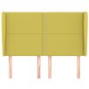 vidaXL Čelo postele so z&aacute;hybmi zelen&yacute; 147x23x118/128 cm l&aacute;tka