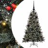 vidaXL Umel&yacute; vianočn&yacute; stromček Zelen&aacute; 120 cm PVC, plast a oceľ
