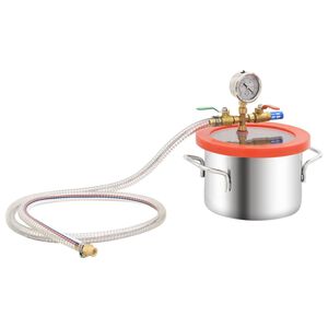 vidaXL V&aacute;kuov&aacute; komora z nehrdzavej&uacute;cej ocele 3,7 l