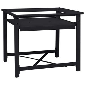 vidaXL Pedestal na pr&aacute;čku Čierny 60 x 56 x 52 cm Oceľ