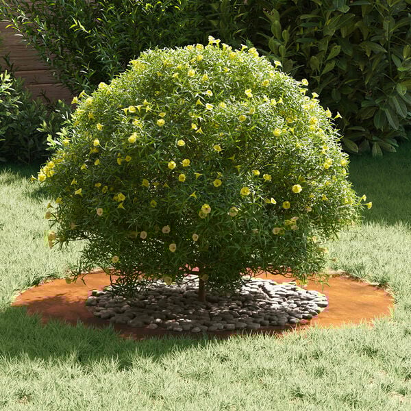 vidaXL vhodn&yacute; pre ploch&eacute; stromov&eacute; kr&uacute;žky 5 pcs Hned&aacute; &Oslash;50 / 80 cm