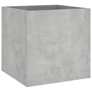 vidaXL Kvetin&aacute;č bet&oacute;novo siv&yacute; 40x40x40 cm spracovan&eacute; drevo