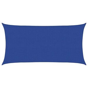 vidaXL Tieniaca plachta 160 g/m&sup2; obdĺžnikov&aacute; modr&aacute; 2,5x5 m HDPE