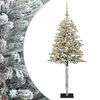 vidaXL Umel&yacute; vianočn&yacute; stromček s guľami 120 cm 150 LED Tepl&aacute; biela
