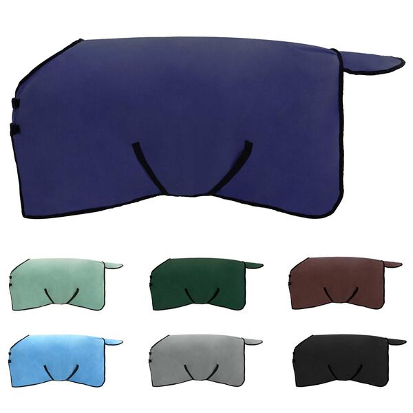 vidaXL Pl&aacute;&scaron;ť pre kone N&aacute;morn&iacute;cka modr&aacute; Polyester