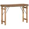 vidaXL Koncov&yacute; st&ocirc;l Hned&aacute; 110 x 35 x 76 cm Mas&iacute;vne obnoven&eacute; drevo