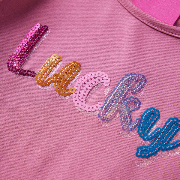 Detsk&eacute; tričko s dlh&yacute;mi ruk&aacute;vmi malinov&eacute; 128