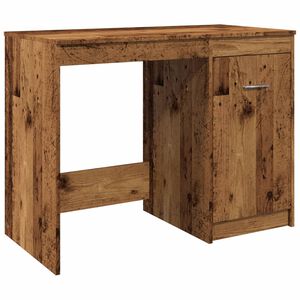 vidaXL P&iacute;sac&iacute; st&ocirc;l, star&eacute; drevo 100x50x76 cm, kompozitn&eacute; drevo