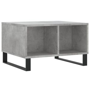 vidaXL Konferenčn&yacute; stol&iacute;k bet&oacute;nov&yacute; siv&yacute; 60x50x36,5 cm spracovan&eacute; drevo