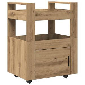 vidaXL Kuchynsk&yacute; voz&iacute;k dub artisan 60 x 45 x 80 cm Kompozitn&eacute; drevo