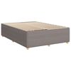 vidaXL Posteľn&yacute; r&aacute;m boxspring s matracom sivohned 160x200 cm l&aacute;tka