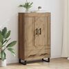 vidaXL Highboard Remeseln&yacute; dub 69,5 x 31 x 115 cm Kompozitn&eacute; drevo