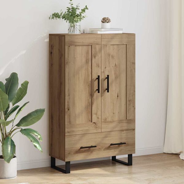 vidaXL Highboard Remeseln&yacute; dub 69,5 x 31 x 115 cm Kompozitn&eacute; drevo