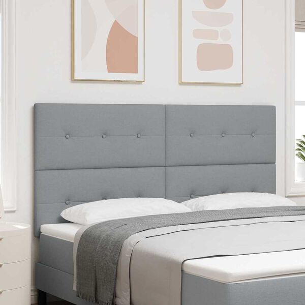 vidaXL V&yacute;&scaron;kovo nastaviteľn&yacute; čelov&yacute; panel Svetlosiv&aacute; 180 cm l&aacute;tka