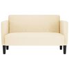 vidaXL Loveseat Pohovka kr&eacute;mov&aacute; 109 cm man&scaron;estrov&aacute; l&aacute;tka