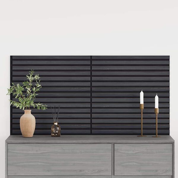 vidaXL akustické nástenné panely 2 ks lamelové 60,5x60 cm dubová dyha