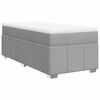 vidaXL Boxspring posteľ s matracom bledosiv&yacute; 100x200 cm l&aacute;tka