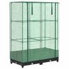 vidaXL Z&aacute;hon s krytom na sklen&iacute;k ratanov&yacute; vzhľad 80x40x123 cm