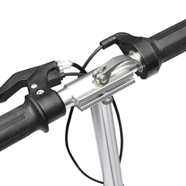 vidaXL Elektrick&aacute; kolobežka so sedadlom 120 W, čierna