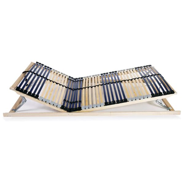 vidaXL Lamelový posteľný rošt so 42 lamelami a 7 zónami 120x200 cm