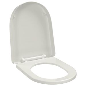 Biele WC sedadlo, pomal&eacute; skl&aacute;panie, &scaron;tvorcov&eacute;