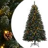 vidaXL Umel&yacute; vianočn&yacute; stromček s 300 LED 180 cm