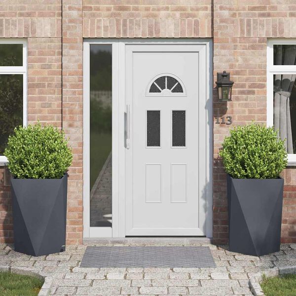 vidaXL Hrant&iacute;k 2 pcs Antracit 50 x 50 x 75 cm Oceľ