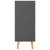 vidaXL Komoda, siv&aacute; 90x30x72 cm, kompozitn&eacute; drevo