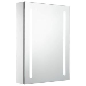vidaXL LED k&uacute;peľňov&aacute; zrkadlov&aacute; skrinka 50x13x70 cm