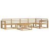 vidaXL Z&aacute;hradn&aacute; s&uacute;prava gaučov 6 pcs Biela 79 x 79 x 37 cm