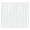 vidaXL Čipkov&aacute; z&aacute;clona so z&aacute;clonami Biela 160 x 300 cm Polyester