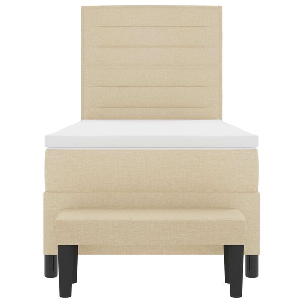 vidaXL Posteľ s pružinov&yacute;m r&aacute;mom s matracmi Kr&eacute;mov&aacute; 80 x 200 cm l&aacute;tka