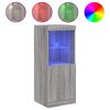 vidaXL Komoda s LED svetlami siv&aacute; sonoma 41x37x100 cm