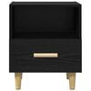 vidaXL Nočný stolík 2 pcs Čierny dub 40 x 35 x 47 cm Kompozitné drevo